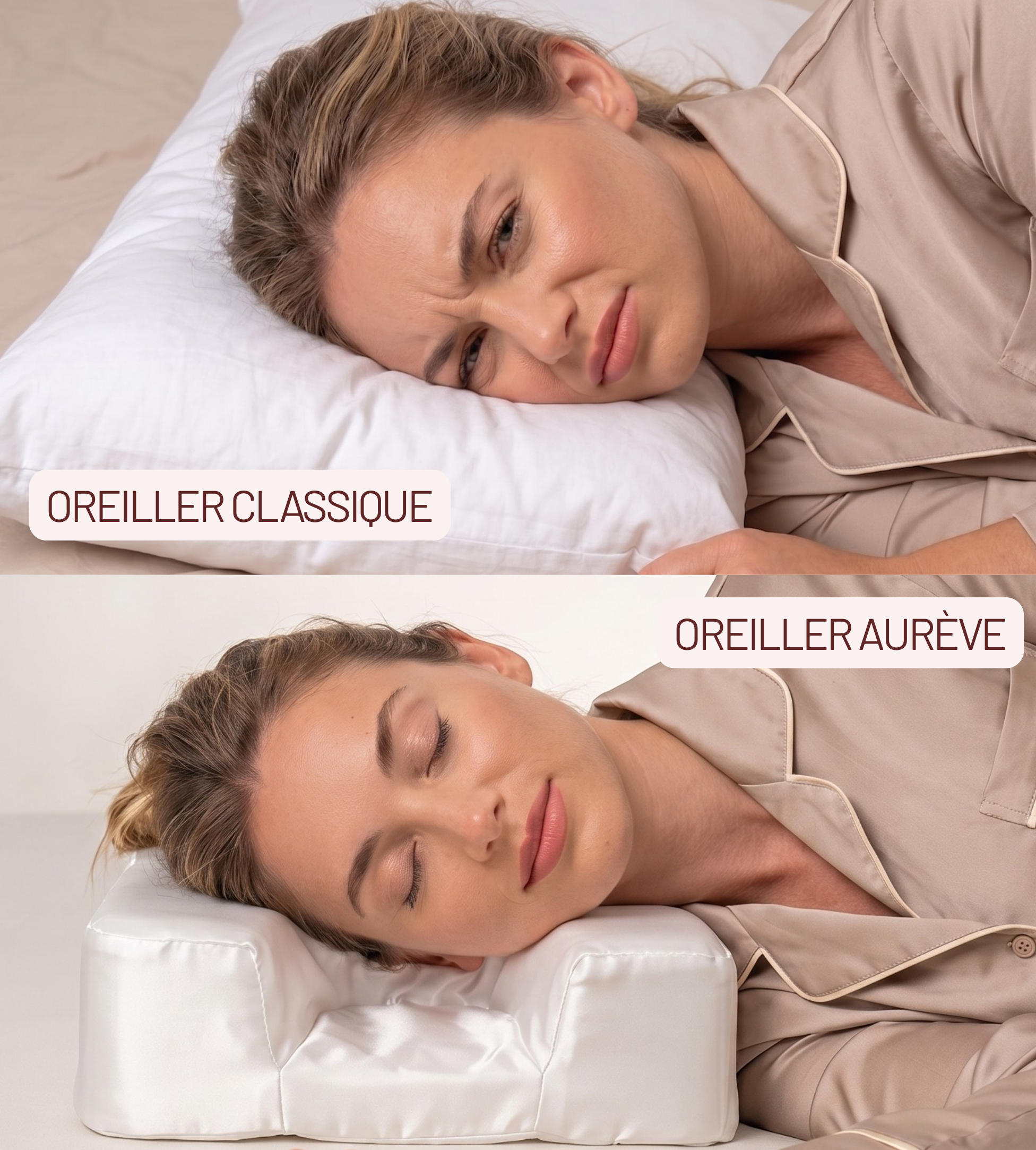 L'Oreiller Aurève Ergonomique Anti-Âge