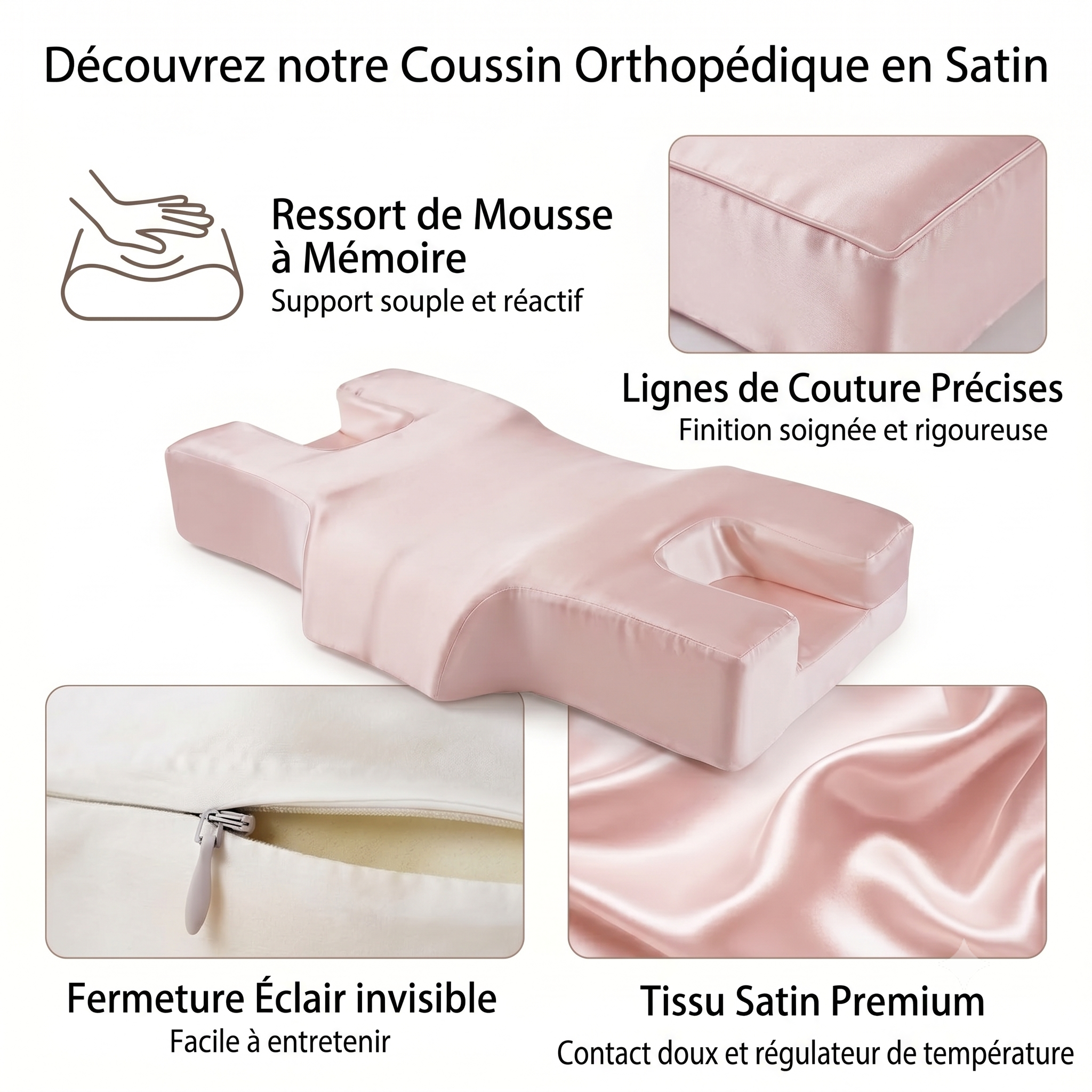 Le Coussin Aurève Ergonomique Anti-Âge
